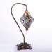 Authentic Single Walking Stick Table Lamp Mosaic